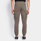 Men's Slim Fit Casual Trousers , Olive, small image number null